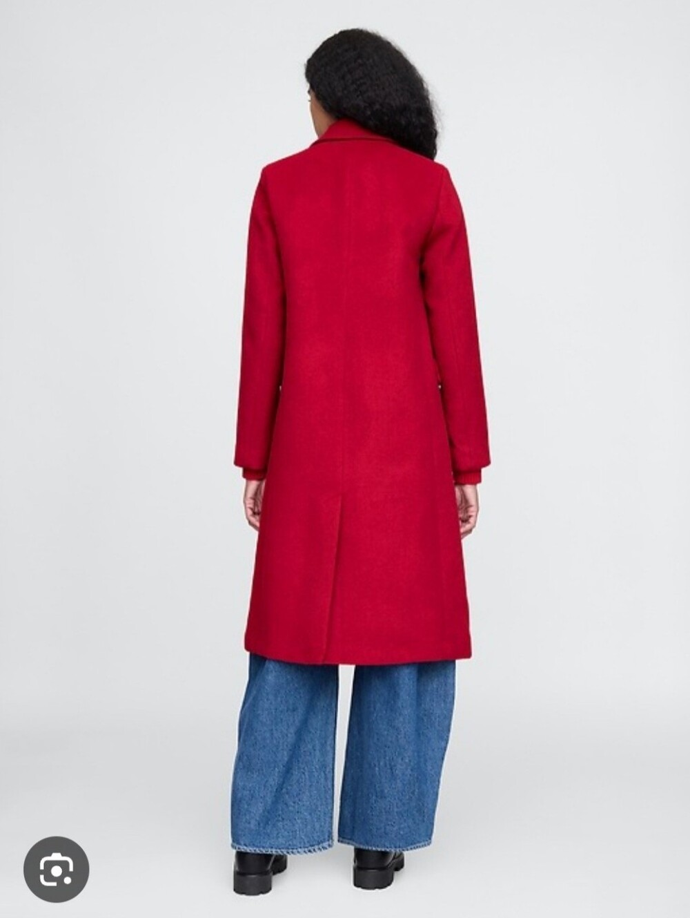 GAP Chesterfield Coat - Sled Red - S - Picture 2 of 16